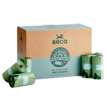 Beco Dog Poo Bags - Strong, Leakproof & Large - 94% Recycled Plastic, Extra Thic