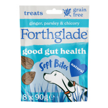 Forthglade Natural Dog Treats (8 x 90g Bags) - Hypoallergenic & Grain Free Dog T