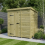 6 x 5 Pent Shed Tanalised (Single Door, No Windows) 1