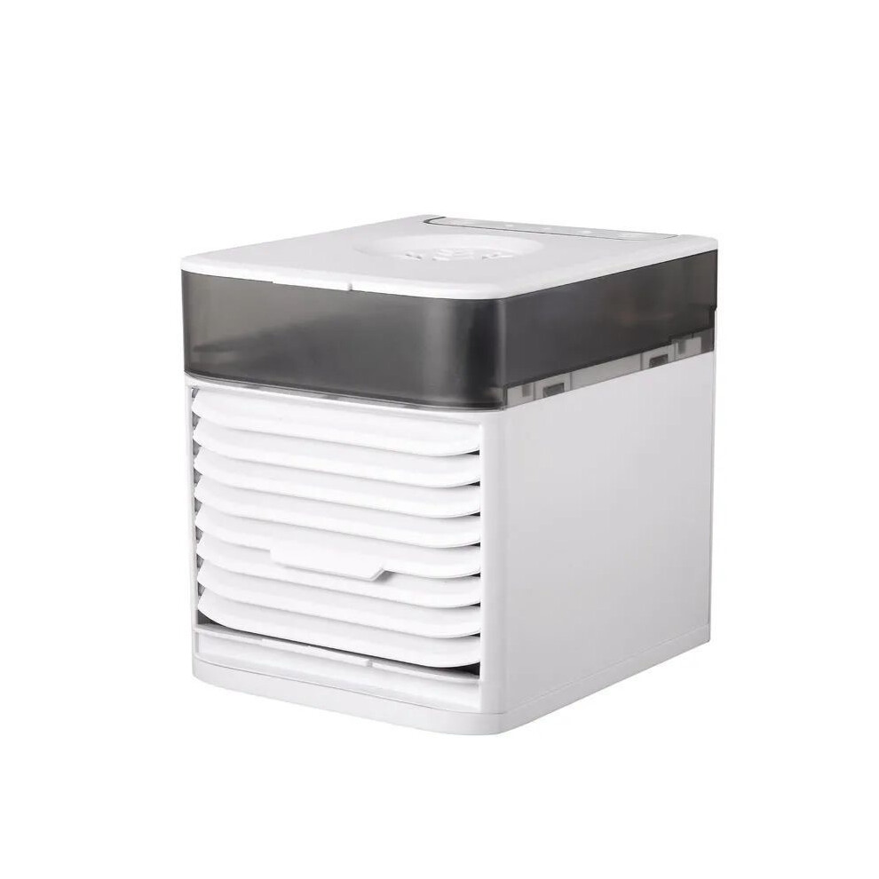 Usb Desk Fan With Mist Humidifier Night Quiet 3 Speed Cooling Fan Light 8589416312874