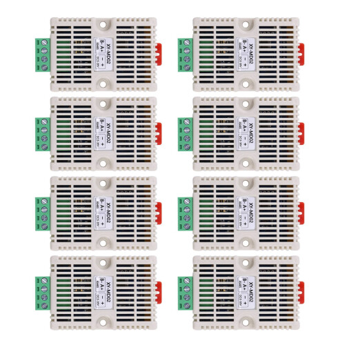 8X Temperature Humidity Transmitter RS485 SHT20 Sensor Modbus RTU Acquisition Module Transducer High Precision
