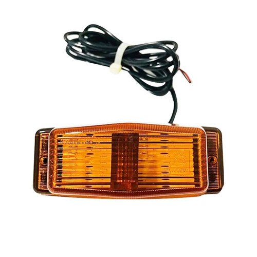 6Pcs LED  Lights Front Double Burner Indicator LampFor     Truck Lorry Front Grill Light B 1