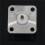 6X N Type Female Jack RF Coax Connector 4-Hole Panel Mount with Solder Cup,Silver 5