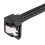 3pcs 50CM  3.0 III SATA3 7Pin Data Cable Right Angle 6Gb/S SSD Cables HDD Hard Disk Data Cord (Black) 5