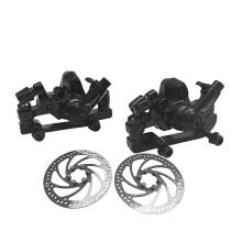 Mountain Bike Brake Disc Brake Bicycle Mechanical Disc Brake Set for Mountain Bike Pushes Caliper Piston with Rotor