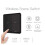 3X 4 Gang for Tuya ZigBee Wireless 12 Scene , Push Button Controller Battery Powered Automation Scenario, Black 3