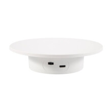 Motoriserat Roterande Bildskärmsställ, 360 Elektrisk Roterande Skivspelares Bas Lazy Susan, Lastbärande 11 Pund, för Fotografering