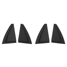 4x for Sportage 2006-2009 2010 Rear Window Cover Kits Side Door Triple-Cornered Pillar Trim Protector Accessories