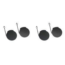 2 Pair Car Front Bumper Towing Hook Cover 8Z0898406 3FZ Left Right Accessories for A2 2000 2001 2002 2003 2004 2005