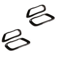 4x for X5 G05 2021 2022 Car Exhaust Muffler Tail Pipe Trim Cover Stainless Steel Exterior Accessories