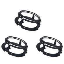 3pcs 5.75 Inch Black Car Headlight Round Mounting Bracket Suitable for  Touring Softail  Headlight Adapter