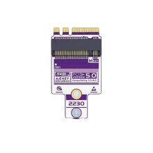 M.2 Key A E to M.2 NVMe 2230 SSD Adapter Card Supports 2230 NVMe SSD PC Soft Router Storage Extension Board