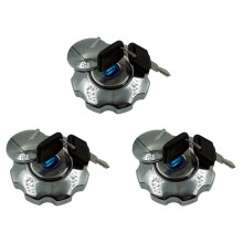 3X Juego de Bloqueo de la Cubierta de la Tapa del Tanque de Combustible de la Motocicleta para CG125 CG 125 Piezas de Repuesto Tanque de