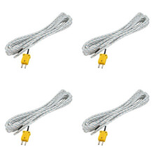 4X -50-250 Celsius K Typ 10M Kabeltemperatursensor Termoelementsond