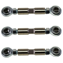 3X Staffa per Alternatore con Giunto Heim Regolabile da 2-1/2 Pollici per Sbc Bbc 350 454