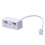 RJ11 Plug to Dual UK BT Telephone Socket Convertor 1