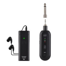 Wireless in-Ear Monitor System UHF 90 Rotate Transmitter Receiver Set Automatic Pairing with Monitor Earphones