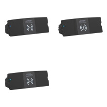3X 15W Sans Fil Plaque de Charge pour A6 C7 A7 S6 RS6 S7 RS7 2011-2018 Téléphone Chargeur Mobile Titulaire Usb Charge Rapide Garniture