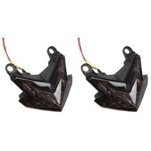 2X Taillight LED Brake Lamp Rear Tail Light Stop Cafe Racer Lamp Turn Signal Light for Z800 2013-2016
