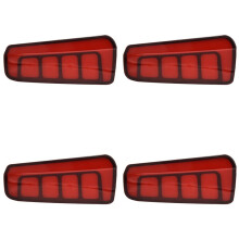 8x Multi-Function LED Rear Fog Lamp Bumper Light Brake Light Turn Signal Reflector for Vellfire 14-18 ALPHARD