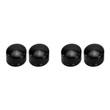 4X Motorcycle Front Axle Screw Cap Front Axle Cover Trim Cap for Touring Softail Breakout Dyna Street Bob V-Rod
