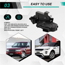 Attuatore Della Serratura Della Porta Anteriore Sinistra LR091526 per LR2 LR3 LR4 Sport Evoque 05-14