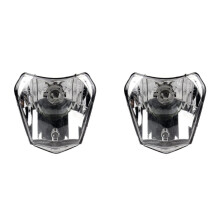 2X para EXC XC SX XCW EXCF SXW SXF 2015-2021 Motocicleta Farol de Halogênio Dirt Bike Headlamp Parts