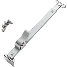 Accessoire de Porte et Fenêtre Coulissante Fixe avec Limiteur D'Angle et Support Télescopique Anti-Vent 01