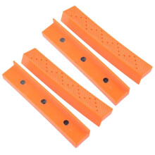 2 Pares de Mandíbulas Magnéticas de 6 Polegadas com Almofadas de Nylon para Marcenaria e Fabricação de Joias