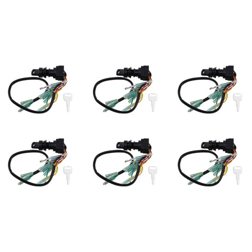 6X Ignition  Key Assy for  Outboard Motor Control Box 703-82510-43-00