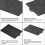 [Non-Slip Heat Resistant] Large Rectangular Silicone Dish Drying Mat - Non-Slip Textured 4