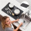 [Non-Slip Heat Resistant] Large Rectangular Silicone Dish Drying Mat - Non-Slip Textured 5