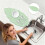 Large Leaf Silicone Dish Drying Mat, Stone Texture Non-Slip, Bears High Temp  to 190C 4