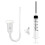 Aquarium CO2 Diffuser Acrylic Transparent Fine Water Tank CO2 Anti Reverse Diffusion Atomizer Water Injection Atomizer S 1