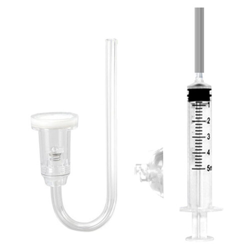 Aquarium CO2 Diffuser Acrylic Transparent Fine Water Tank CO2 Anti Reverse Diffusion Atomizer Water Injection Atomizer S