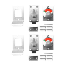 2X Bathroom Toilet Wc Indicator Privacy Dead Bolt Door Lock Vacant Engaged
