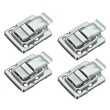 4X Fermeture A Pression en Metal Fermeture de la Case Valise Fermee 30X43mm