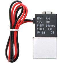 1Pc 1/4 Pouce NPT 2 Vanne Normalement FerméE Vanne D'Air éLectrique en Aluminium Pneumatique 12V
