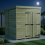 6 x 6 Pent Shed Tanalised (Double Door, No Windows) 3