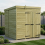 6 x 6 Pent Shed Tanalised (Double Door, No Windows) 1