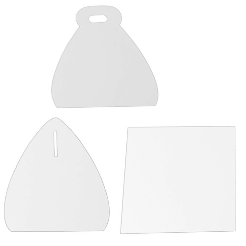 (Small size) Present Box Template Clear Sewing Pattern Template For Household