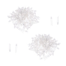 200Pcs 3mm Lumiere Blanche LED Light Emitting Diode