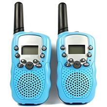 Walkie-talkies voor kinderen - PMR - 2 stuks - bereik van 1 km - LED-functie - geschikt voor buitengebruik