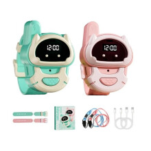 Walkie Talkie con portata di 3 chilometri, ideale come regalo di compleanno, orologio radio walkie talkie a lungo raggio.