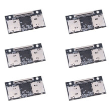 6X TF Adapter Card Dual TF Card to CE Anti-Interference Connection Card Suitable for Computer and Game Consoles