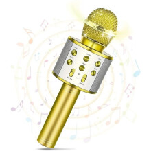 MARSEE Microfono wireless Bluetooth per bambini, microfono per karaoke, il miglior regalo per bambini