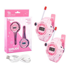 Electronic watch with intercom - Noname - Pink - Rechargeable - For children - 3 years and older