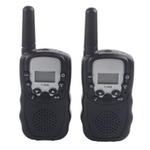 Walkie-talkie with belt clip, pair of walkie-talkies, intercom, 2PCS, Black Walkie-Talkie Toy