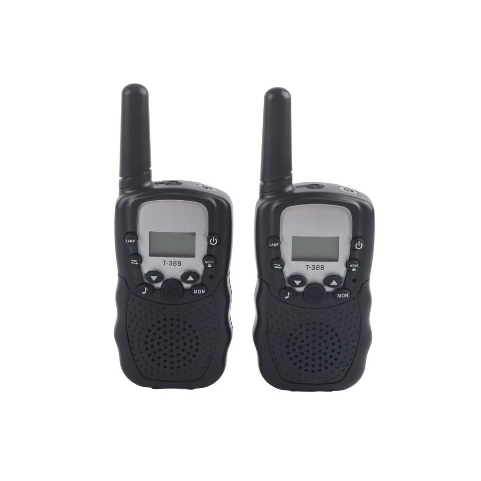 Walkie-Talkie With Belt Clip, Pair Of Walkie-Talkies, Intercom, 2Pcs, Walkie-Talkie Toy Black 9102920003725