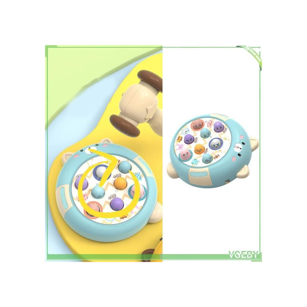 Fafeicy Children's Punching Toy, Interactive Toy For Kids, 360 Degree Rotation, Emoji Walkie-Talkie Toy, Blue 9102920003640